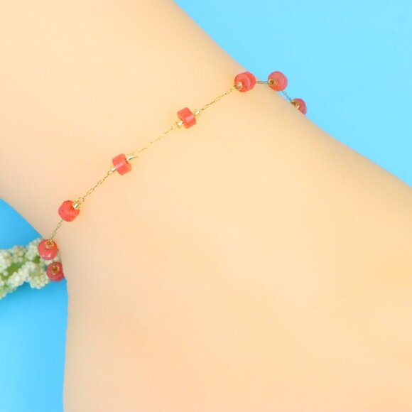 Elegant Handmade Anklet – Perfect for Women & Girls | Ideal Gift Option, DYC1571 - Picture 5 of 7